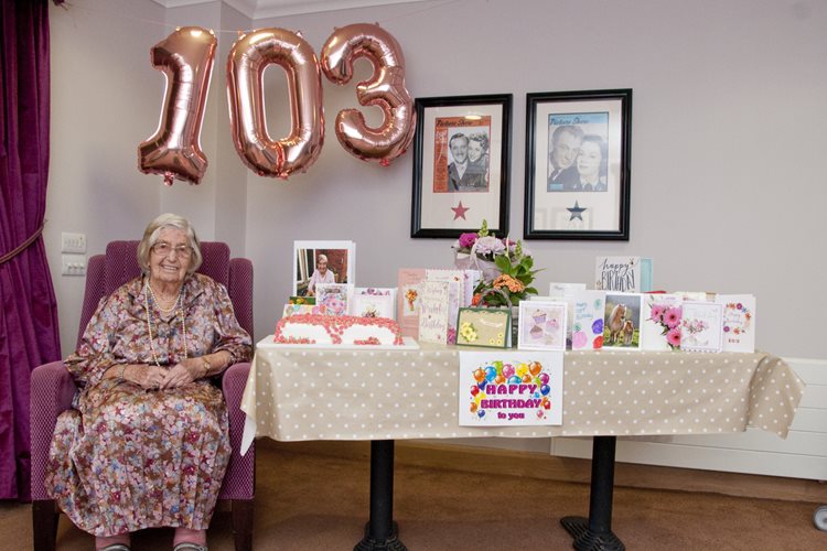 Just keep swimming – 103-year-old Halstead care home resident reveals the secret to a long life is a dip in the pool